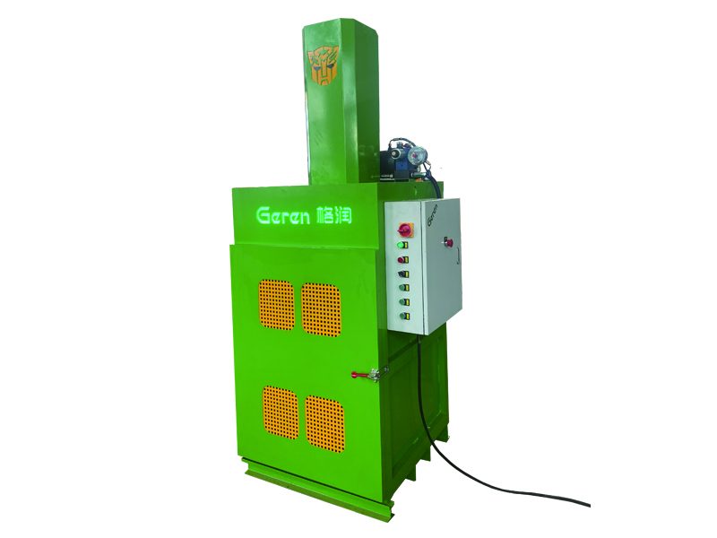 油桶壓扁機  格潤壓桶機 空桶壓扁設備